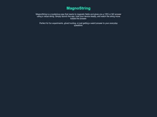 magnostring screenshot
