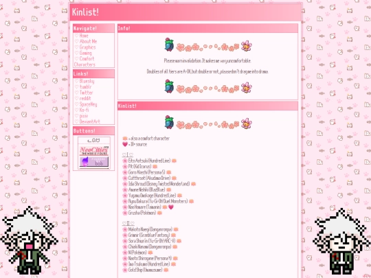kinlist screenshot