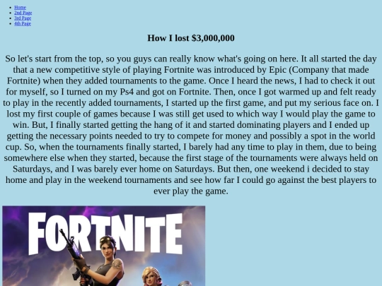 2ndpage screenshot