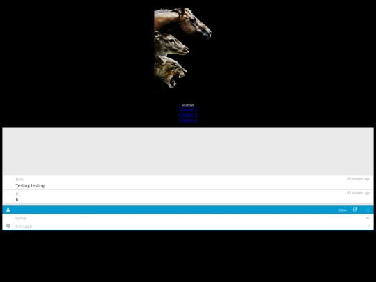 menu screenshot
