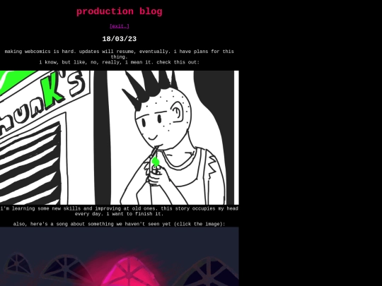 blog screenshot