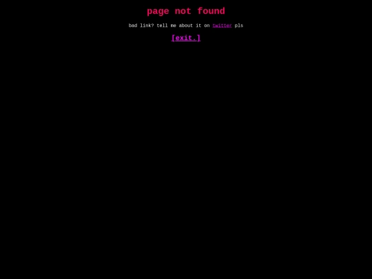 not_found screenshot
