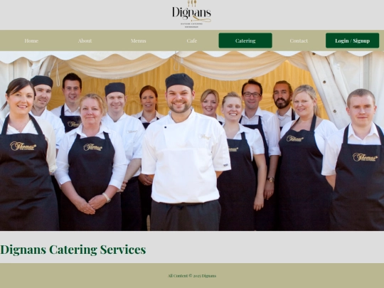 catering screenshot