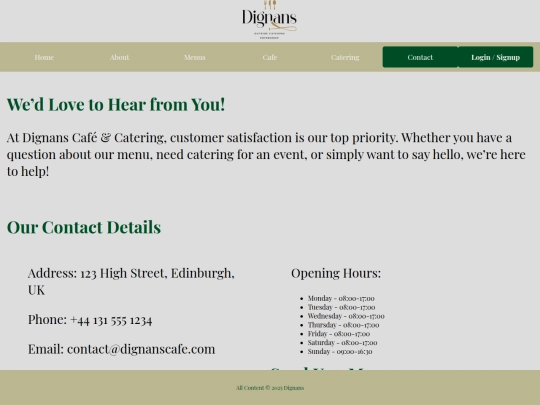 contact screenshot