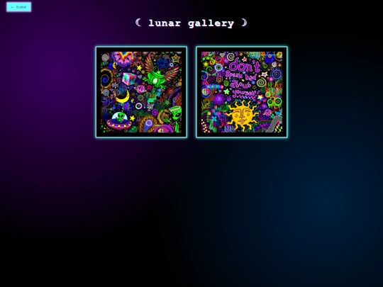Testingpage screenshot