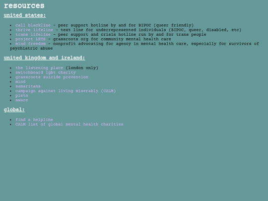 resources screenshot