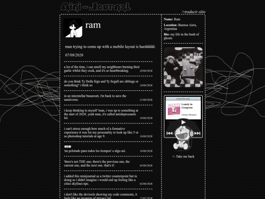 miniJournal screenshot