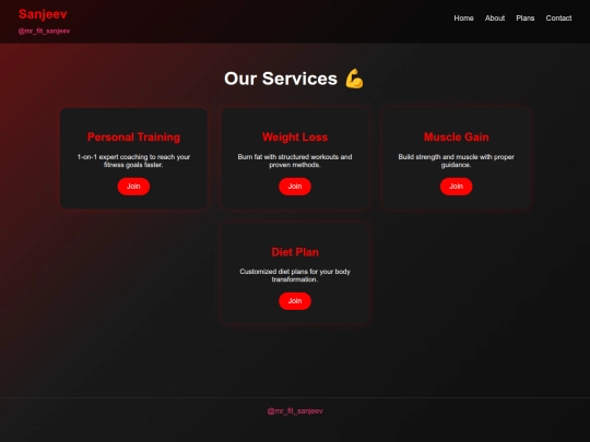 fit/services screenshot