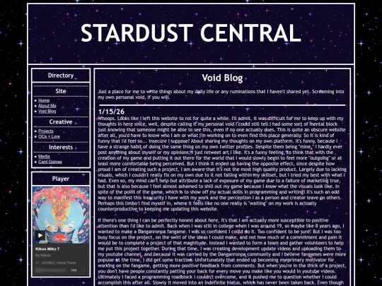 blog screenshot