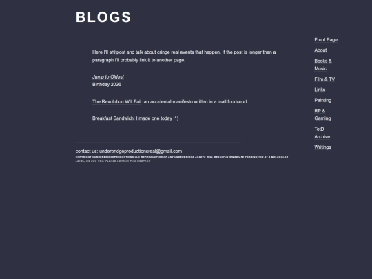 blog screenshot
