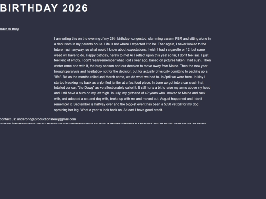 blogs/birthday screenshot