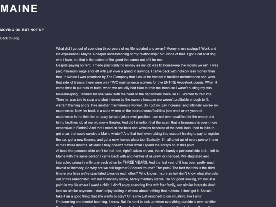 blogs/maine screenshot