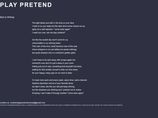 writings/pretend screenshot