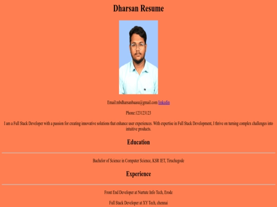 index screenshot