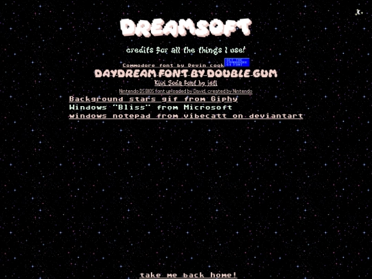 credits screenshot