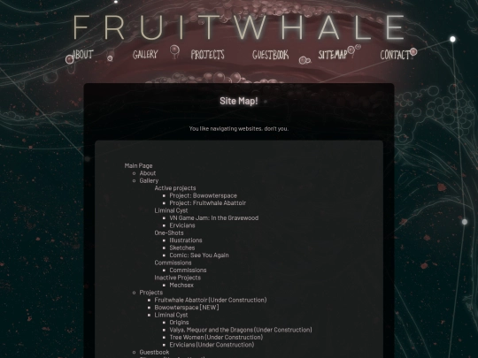sitemap screenshot