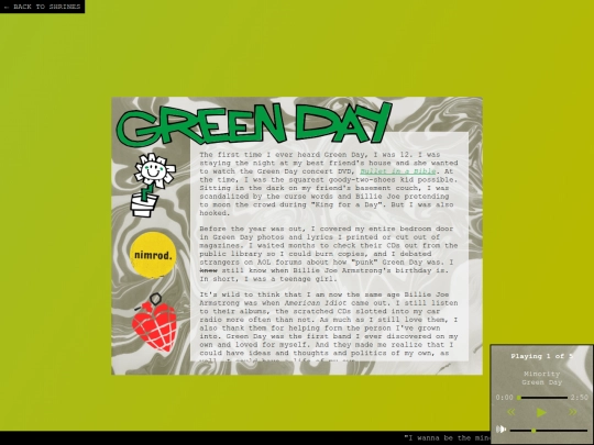 Shrines/GreenDay/GreenDay screenshot