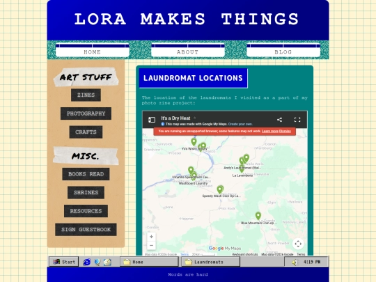 Zines/Laundromat/ItsaDryHeat screenshot