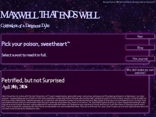 blog screenshot