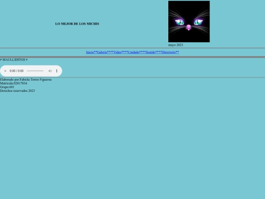 paginas/sonido gatito screenshot