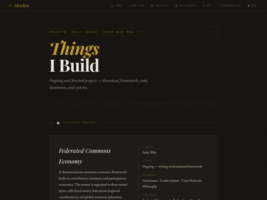 personal/projects screenshot