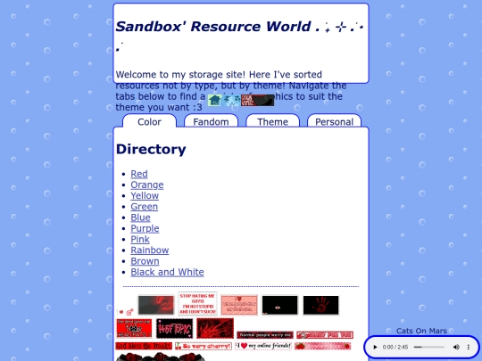 index screenshot