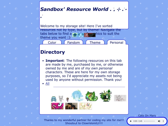 personal screenshot