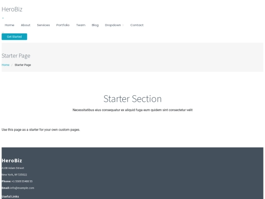 starter-page screenshot