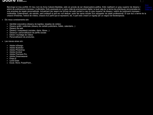 portafolios/projectes screenshot