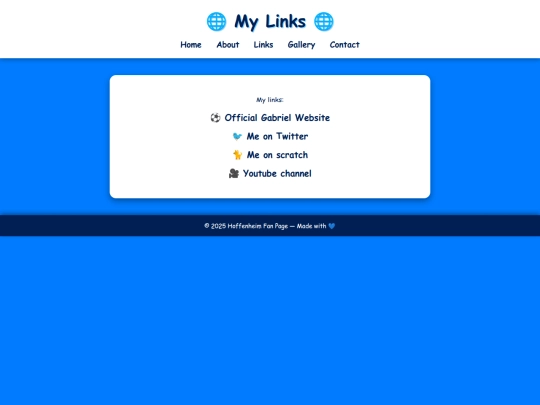 links screenshot