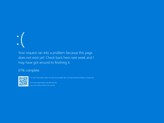 bsod screenshot