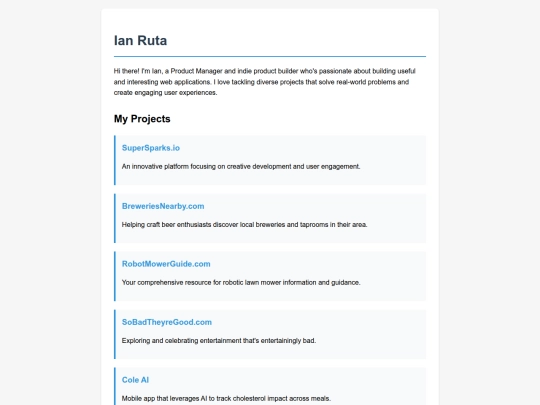 index screenshot