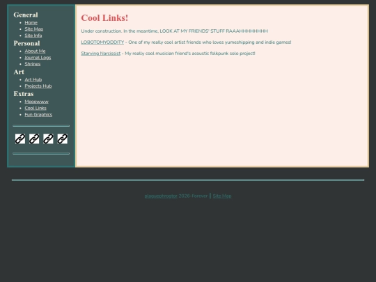 links screenshot