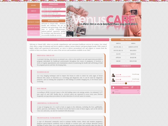 Services screenshot
