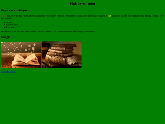 Hobby-ul meu screenshot