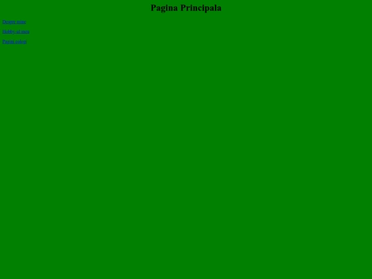 Pagina principala screenshot