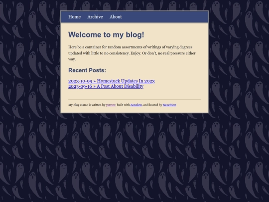 blog screenshot