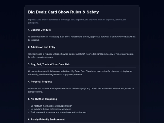 rules screenshot