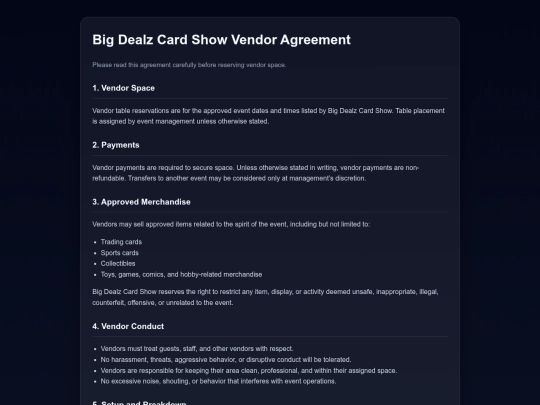 vendor-agreement screenshot