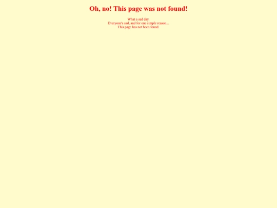 not_found screenshot