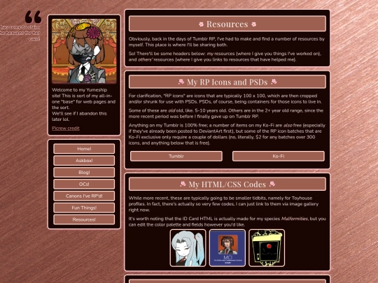resources screenshot
