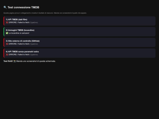 test screenshot