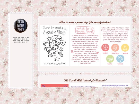zines screenshot