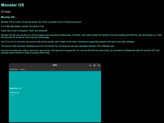 Monster-OS/MonsterOS screenshot