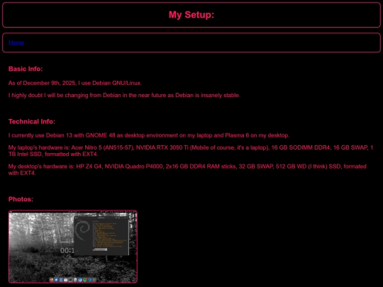 computers/linux/mysetup screenshot