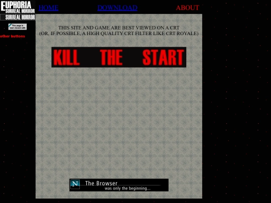 euphoria test site/euphoria/about screenshot