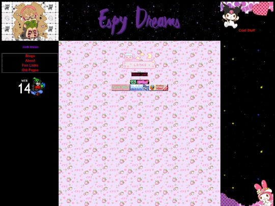 links screenshot