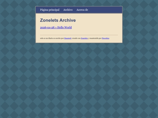 blog/archive screenshot