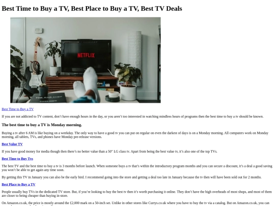 BestTimetoBuyaTV screenshot