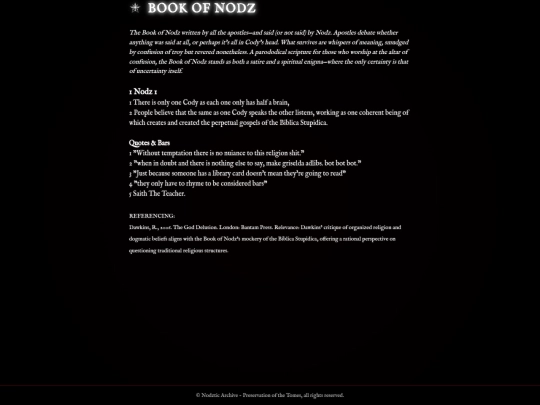 bookofnodz screenshot